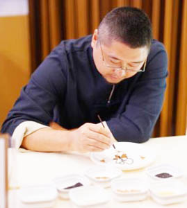 东明粮画非遗传承人---韩国瑞