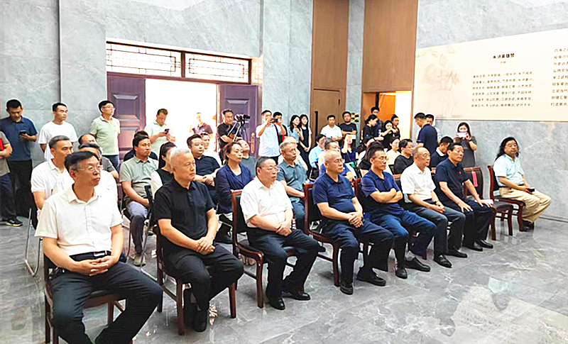 全国水浒文化书法大赛获奖作品展开幕